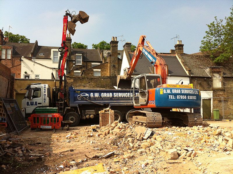 Residential Clearance Grab Lorry Hire