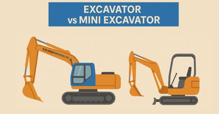 Excavator vs Mini Excavator Which One Should You Choose