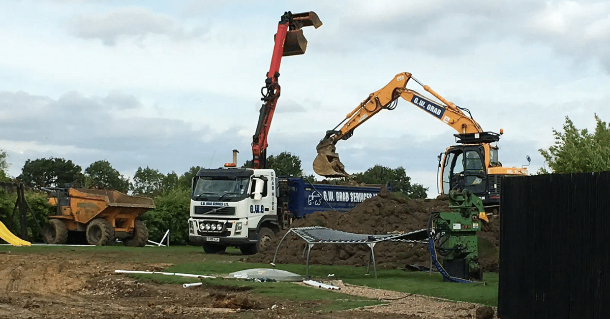 Man and Digger hire